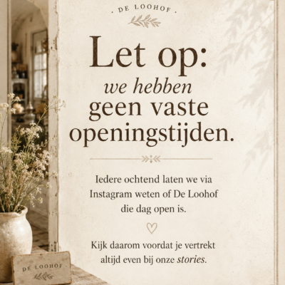 Openingstijden