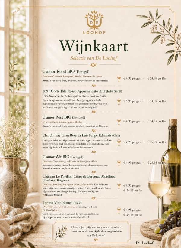 Menukaart